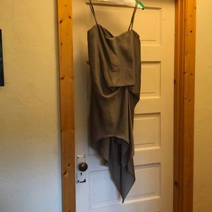 BCBG Runway Strapless Dress - silk